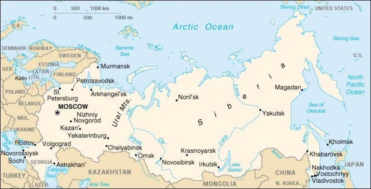 venäjän rajat kartta Venajan Rajojen Kartta Venajan Rajalla Kartta Ita Eurooppa Eurooppa venäjän rajat kartta