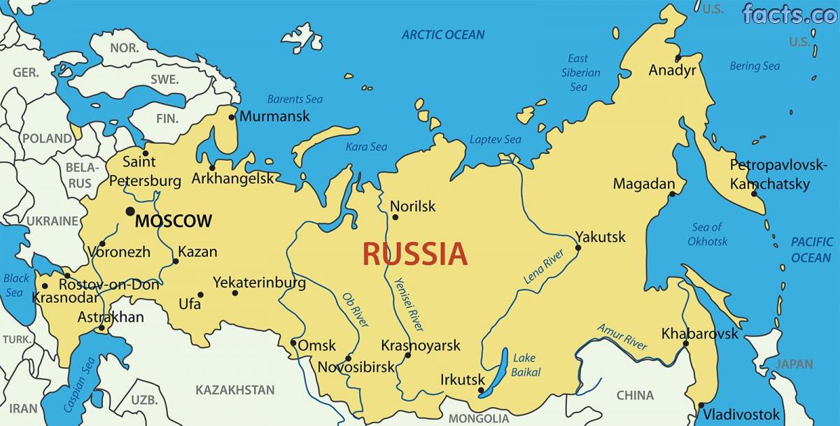 Kartta Venäjä