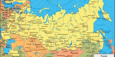 Venäjä kartta - Kartat-Venäjä (Itä-Eurooppa - Eurooppa)